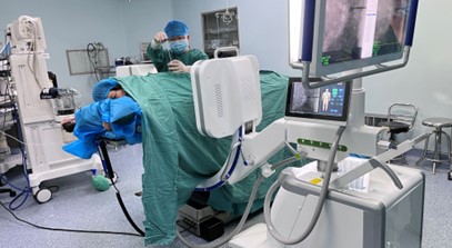 大平板C形臂在经皮椎体球囊扩张成形术(PKP)中的应用