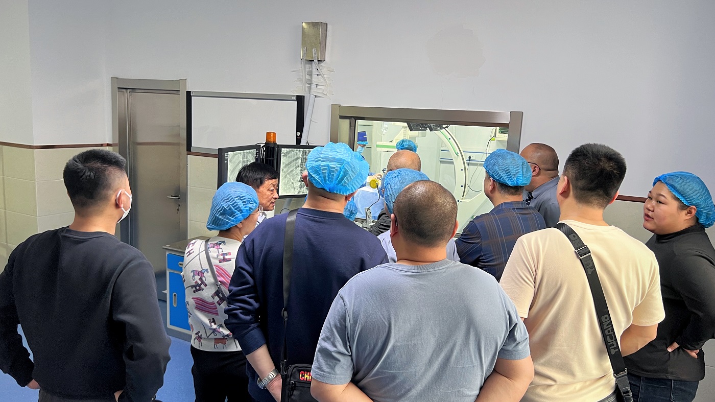 榆树介入培训基地临床指导现场 榆树介入培训基地临床指导现场