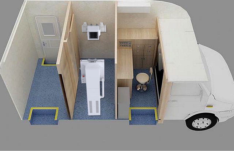 车载DR在体检车 车载DR在体检车